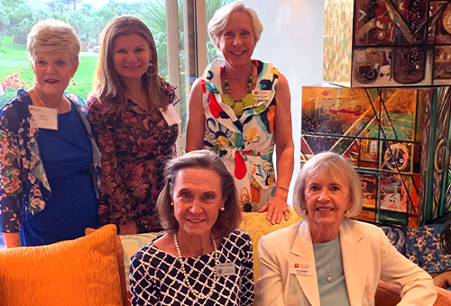 Photo of 5 women at an Academic Angels Event