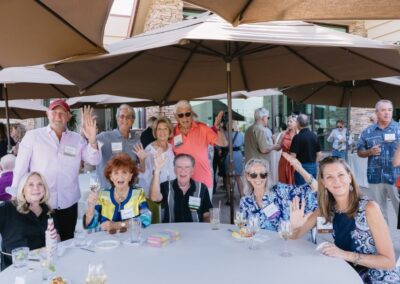 Guests at the President’s Circle cocktail reception at Desert Willow Golf Resort