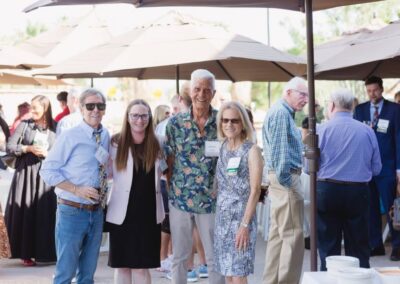 Guests at the President’s Circle cocktail reception at Desert Willow Golf Resort