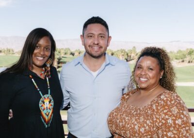 Guests at the President’s Circle cocktail reception at Desert Willow Golf Resort