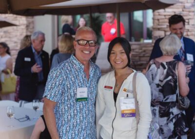 Guests at the President’s Circle cocktail reception at Desert Willow Golf Resort