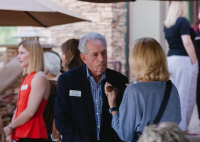 Guests at the President’s Circle cocktail reception at Desert Willow Golf Resort