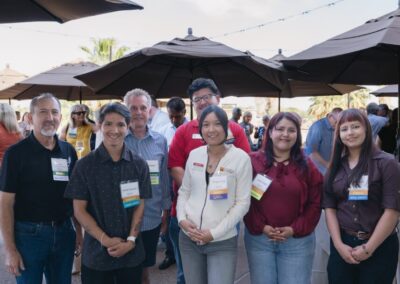 Guests at the President’s Circle cocktail reception at Desert Willow Golf Resort